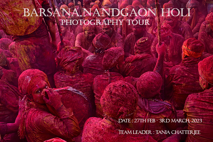 BARSANA , NANDGAON HOLI PHOTOGRAPHY TOUR, 2023