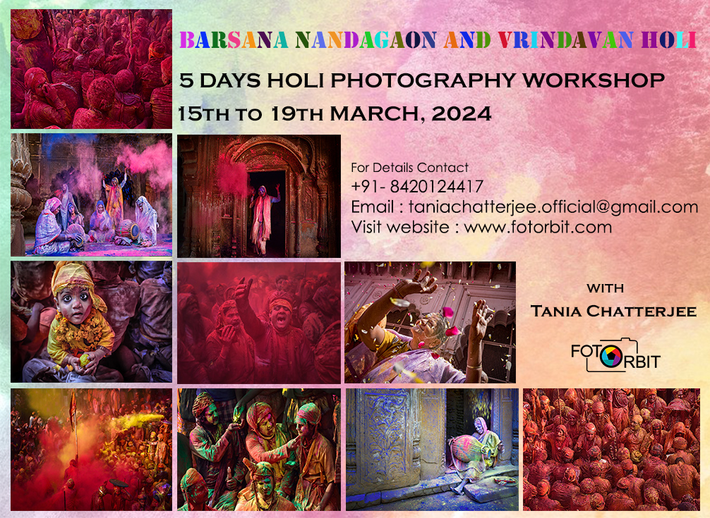 Barsana Nandgaon Holi Photography Workshop 2024 Booking Open